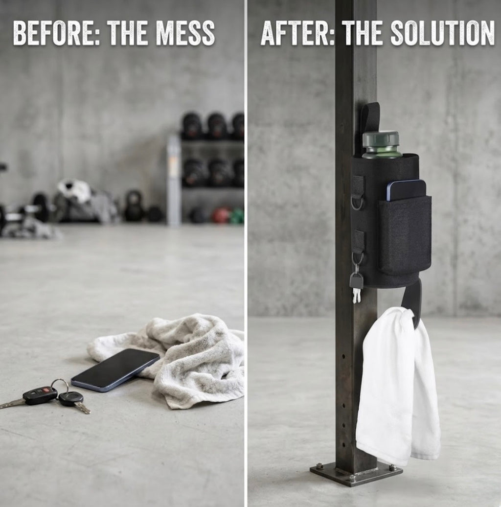 Magnetic Gym Water Bottle Bag