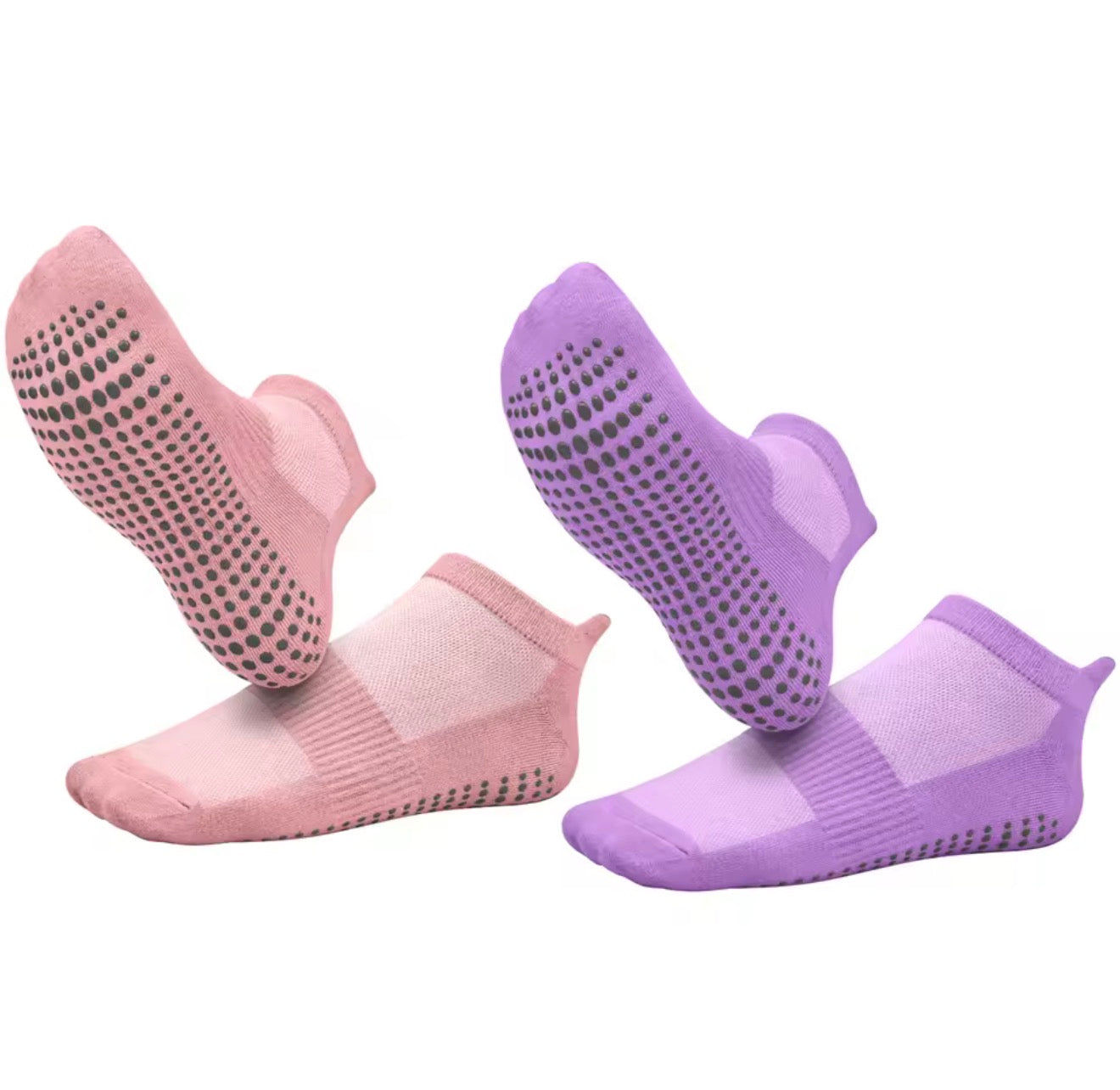 Halo Grip Socks | Non-Slip Studio Grip Socks (2 pairs)